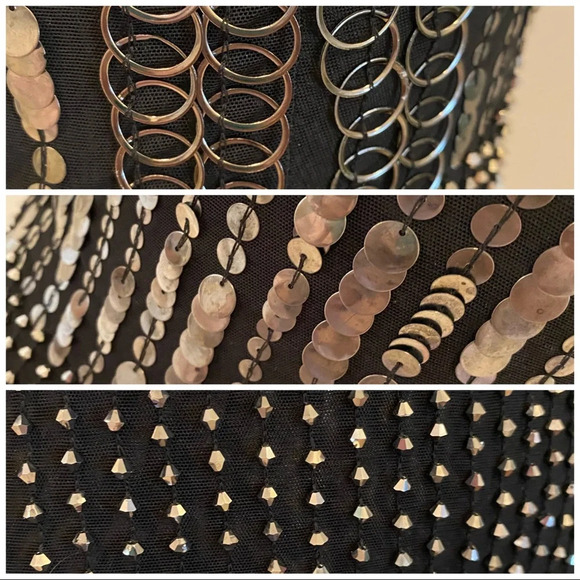 Alice + Olivia Liquid Gunmetal One Shoulder Dress - Picture 9 of 10